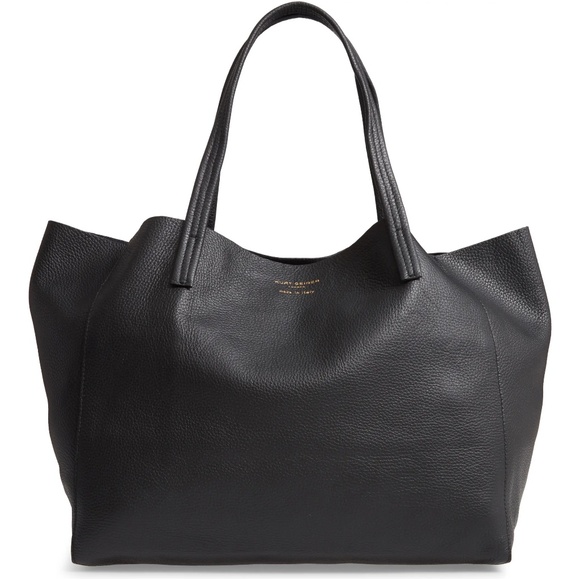 Kurt Geiger Handbags - Kurt Geiger London Violet Large Leather Tote - Black